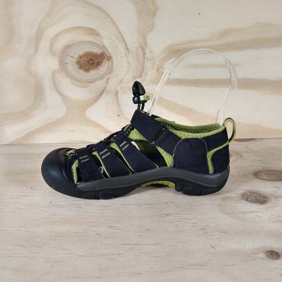 Keen - Newport H2 - Sandals Clogs - Black/Green -Kids Little Unisex - 1 -1009965 - Picture 4 of 9